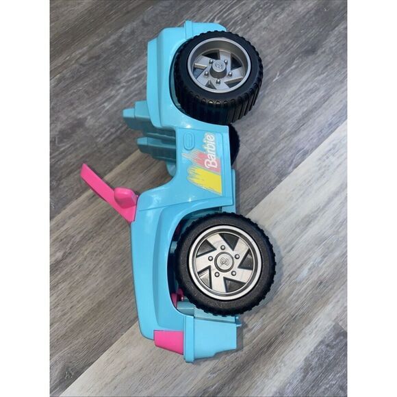 Vintage 1994 Mattel Barbie Blue & Pink Beach Jeep Dune Buggy 4x4 Car Vehicle - Picture 3 of 8